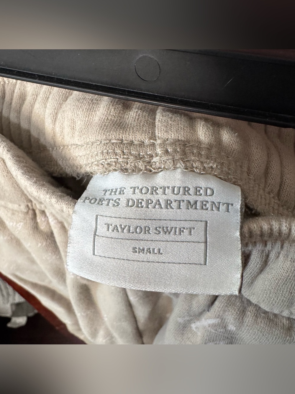Taylor Swift "I Love You It's Ruining My Life" beige sweatpants - Picture 3 of 4